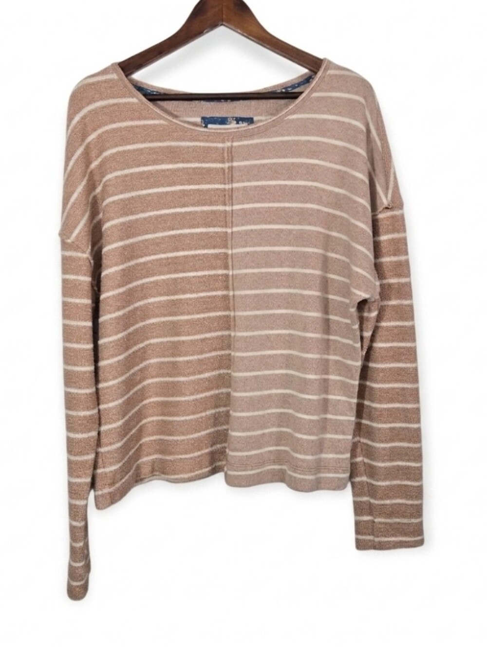 Anthropology Camel Striped Shirt